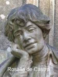 Rosala de Castro statue